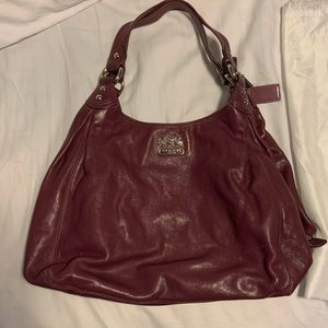 Plum purple coach purse